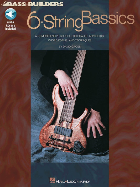 6 String Bassics Bass Guitar Bk/Ola
