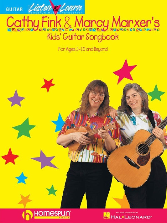 Cathy Fink & Marcy Marxers Kids Gtr Bk/Cd