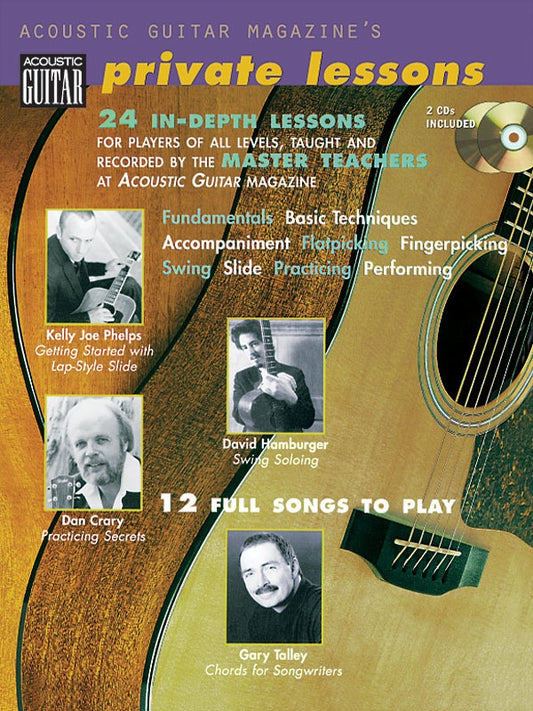 Acoustic Guitar Private Lessons Bk/Cd