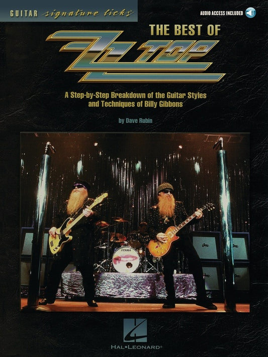 The Best Of Zz Top Guitar Signature Licks Bk/Ola