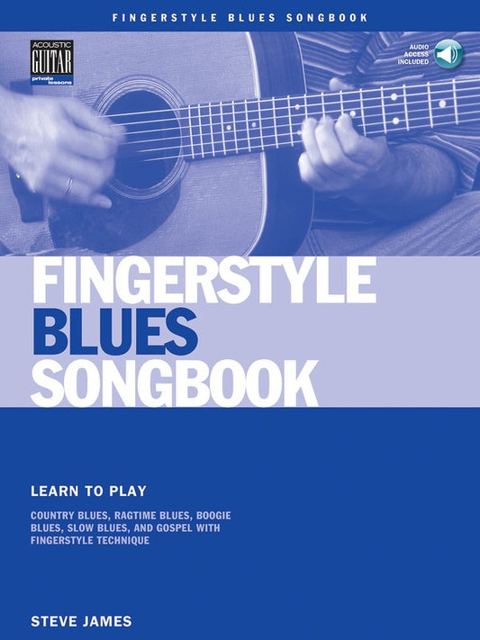 Fingerstyle Blues Songbook Bk/Cd