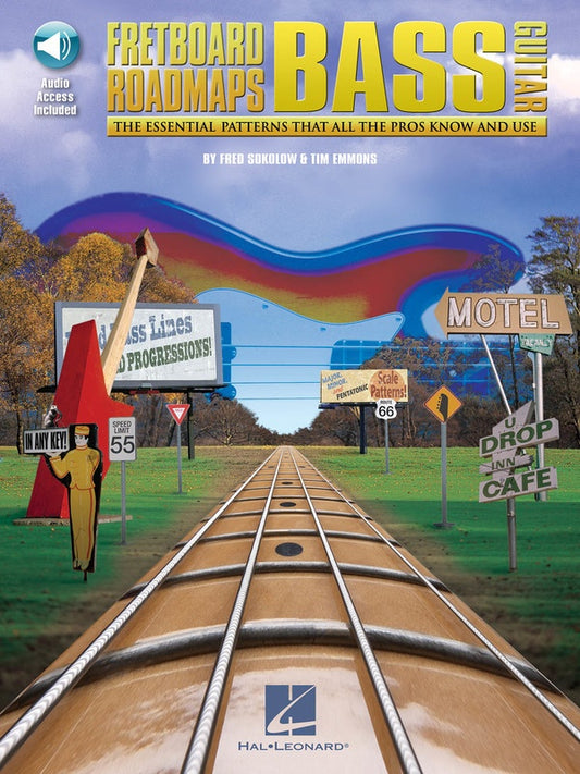 Fretboard Roadmaps Bass Guitar Bk/Ola