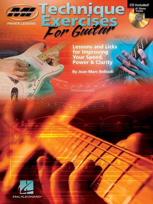 Technique Exercises For Guitar Bk/Cd Mip