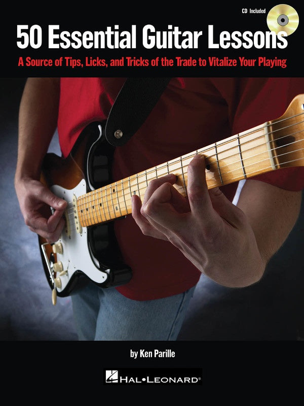 50 Essential Guitar Lessons Tips Licks Book/Cd