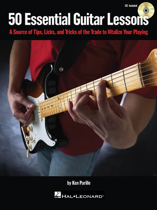 50 Essential Guitar Lessons Tips Licks Book/Cd