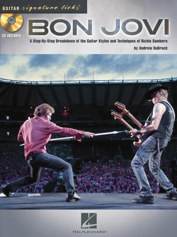 Bon Jovi - Guitar Signature Licks Tab Bk/Cd