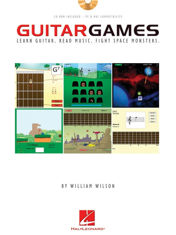 Guitar Games Book/Computer Game - Cd Rom