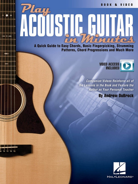 Play Acoustic Guitar In Minutes Bk/Dvd