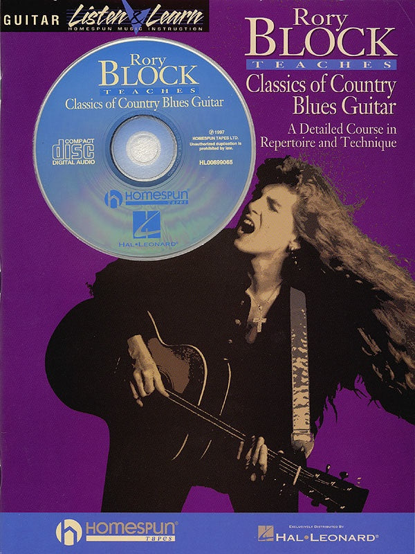 Rory Block Classics Of Country Blues Gtr Bk/Cd