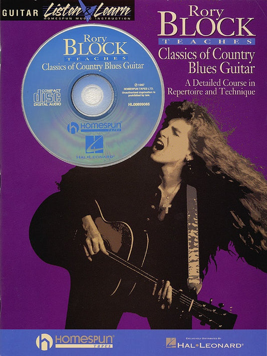 Rory Block Classics Of Country Blues Gtr Bk/Cd
