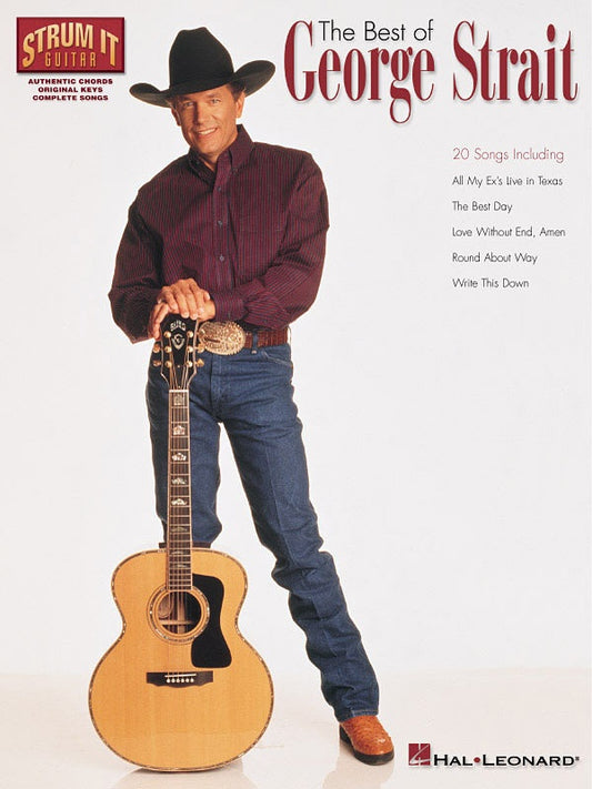 The Best Of George Strait Strum It Guitar Book