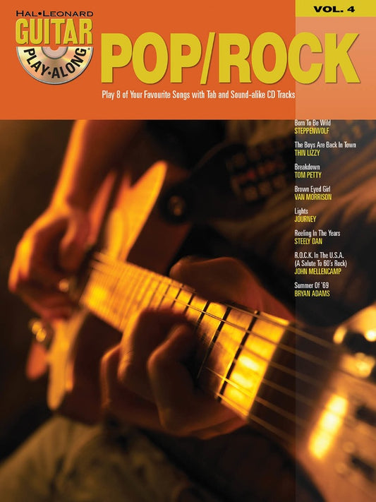 Pop Rock Guitar Playalong V4 Bk/Cd