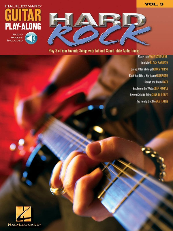 Hard Rock Guitar Playalong V3 Bk/Ola