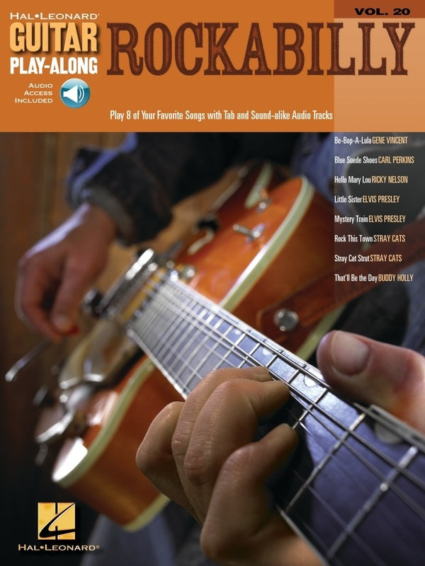 Rockabilly Guitar Playalong V20 Bk/Ola