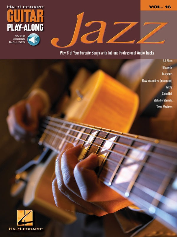 Jazz Guitar Playalong V16 Bk/Ola