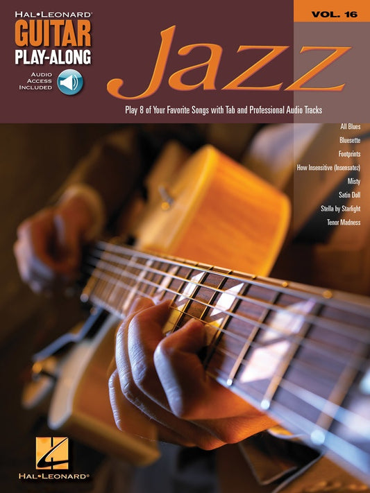 Jazz Guitar Playalong V16 Bk/Ola