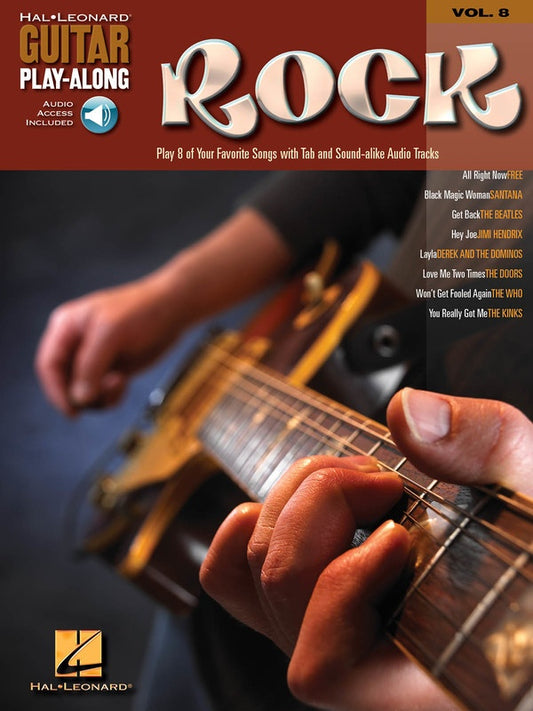 Rock Guitar Playalong V8 Bk/Ola