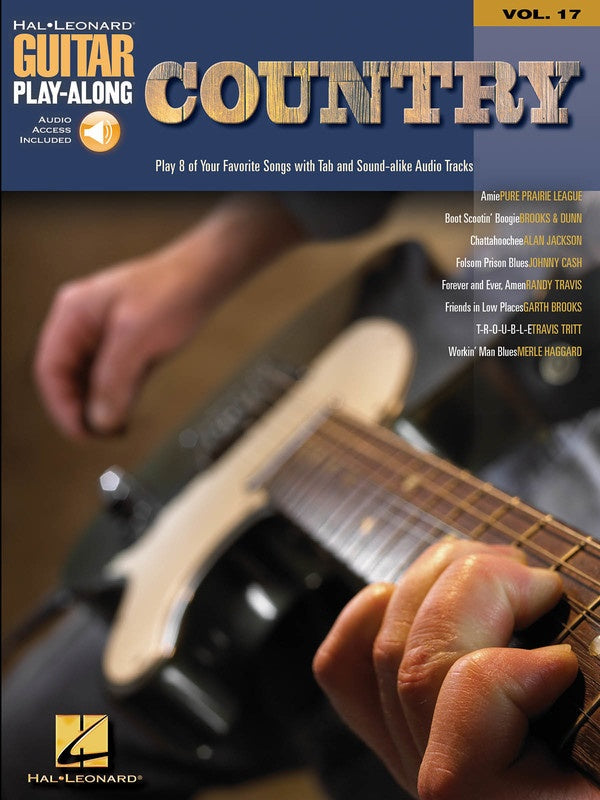 Country Guitar Playalong V17 Bk/Ola