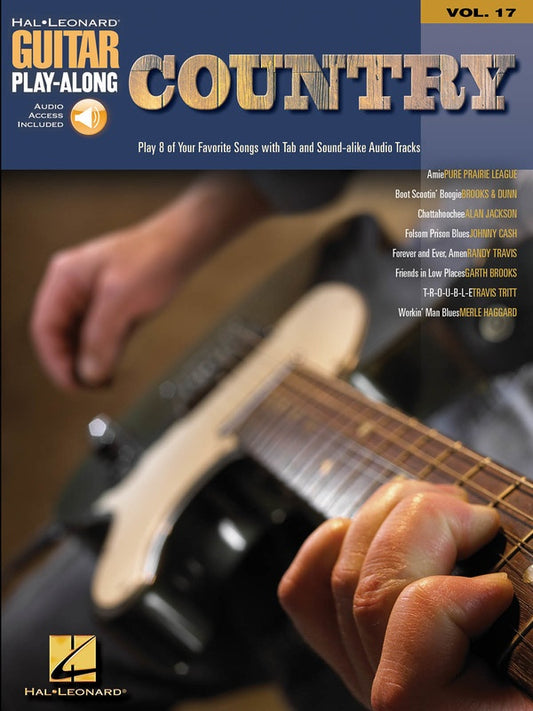 Country Guitar Playalong V17 Bk/Ola