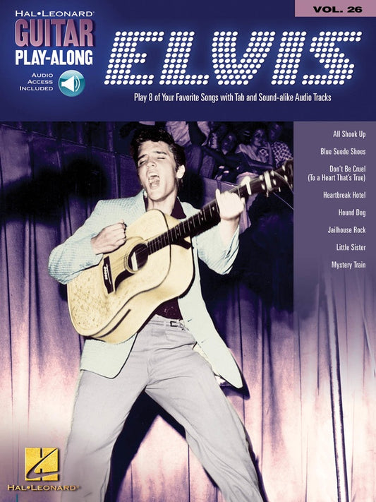 Elvis Guitar Playalong V26 Bk/Ola