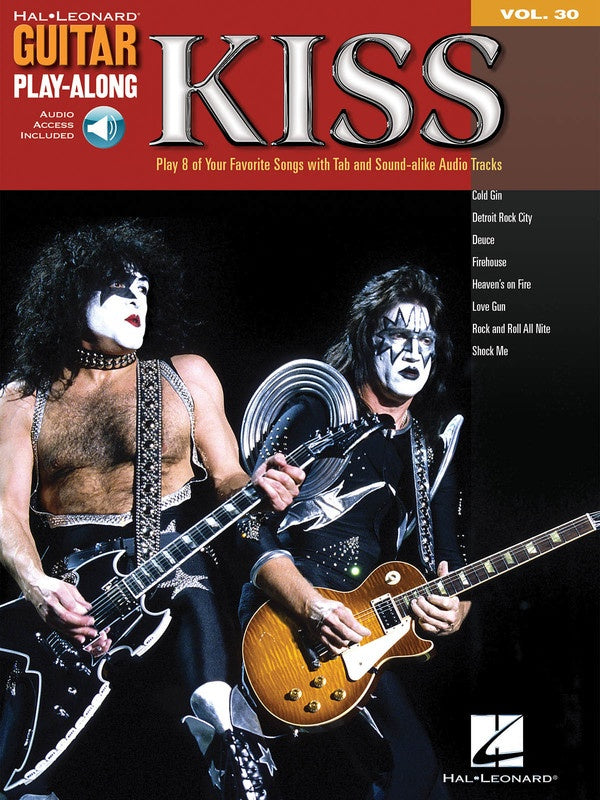 Kiss Guitar Playalong V30 Bk/Ola