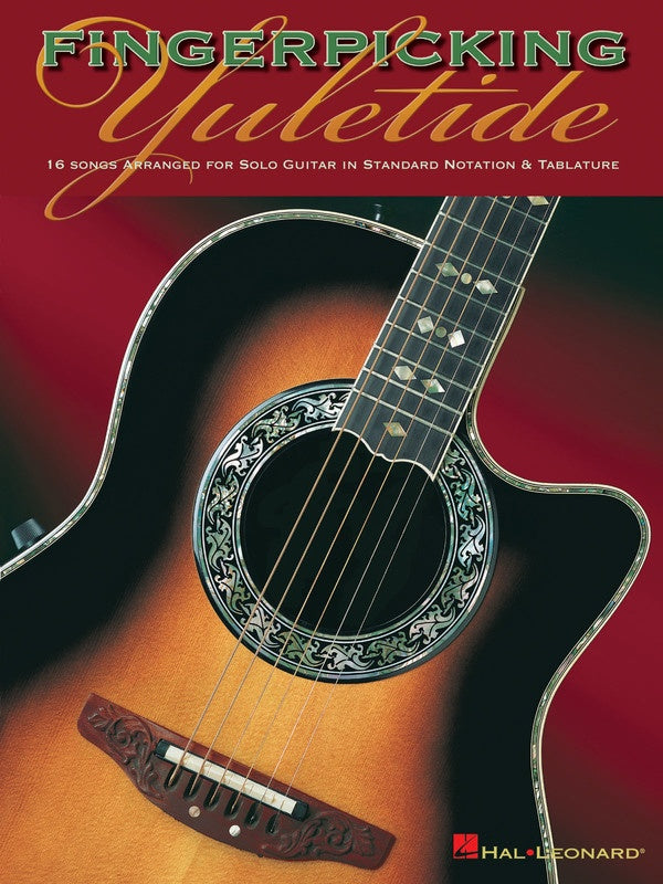 Fingerpicking Yuletide Notes & Tab Guitar Solo Book