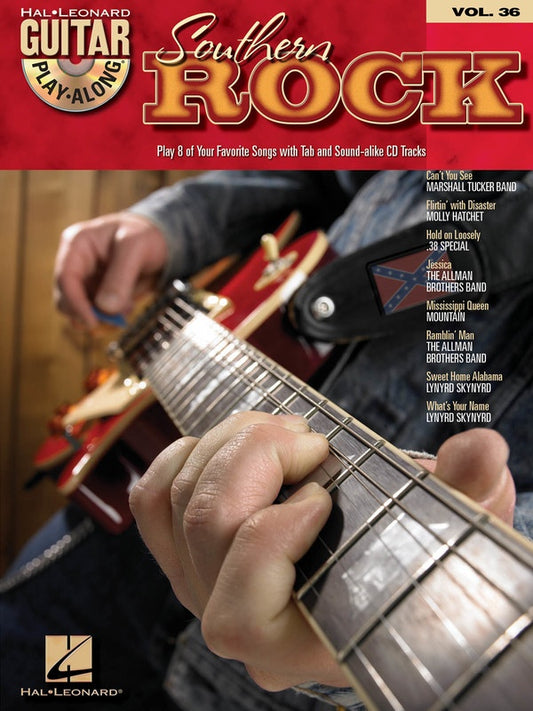 Southern Rock Guitar Play Along Bk/Cd V36