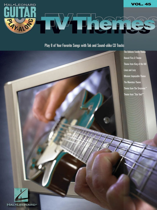 Tv Themes Guitar Play Along Bk/Cd V45