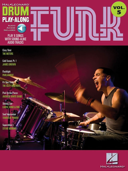 Funk Drum Playalong V5 Bk/Ola