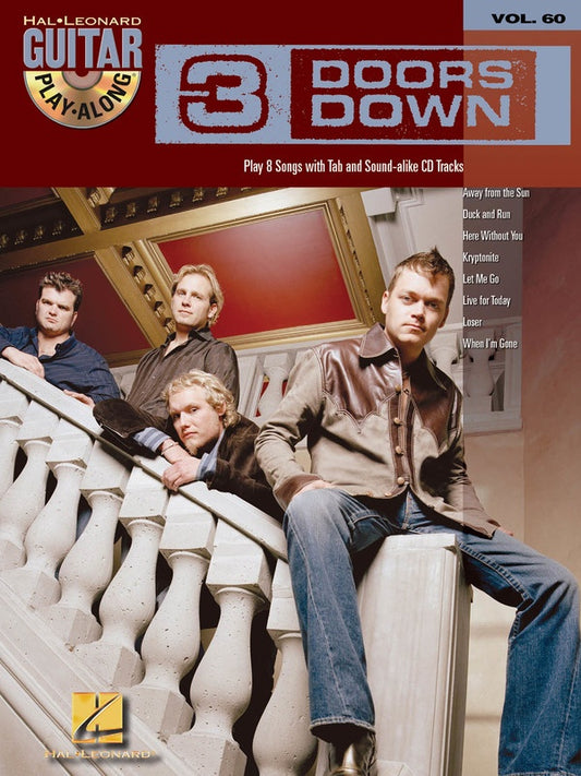 3 Doors Down - Guitar Play Along Volume 60 Book/Cd