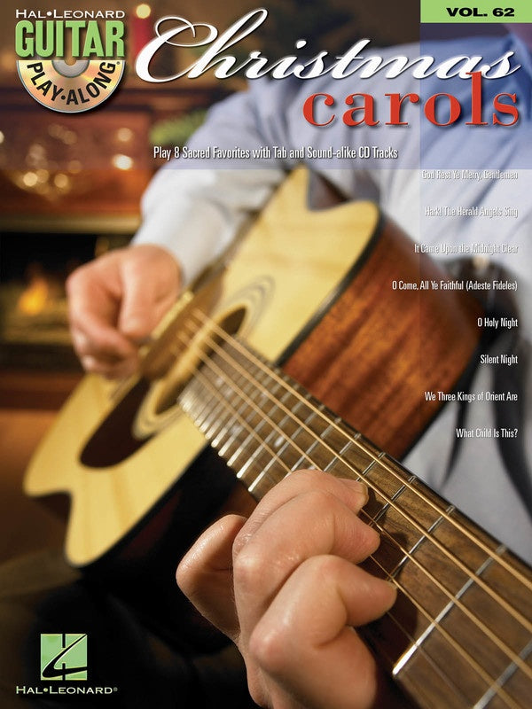 Christmas Carols Guitar Play Along Volume 62 Book/Cd