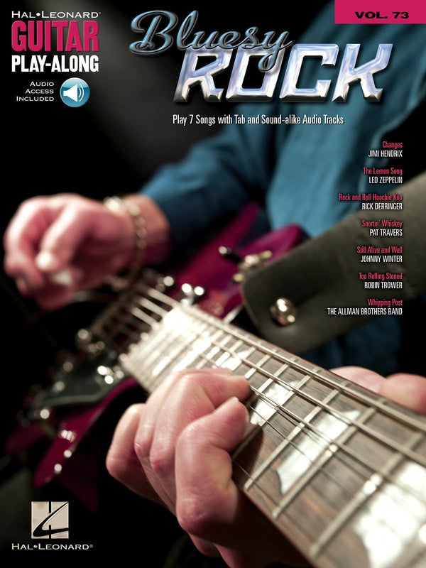 Bluesy Rock Gtr Play Along V73 Bk/Cd