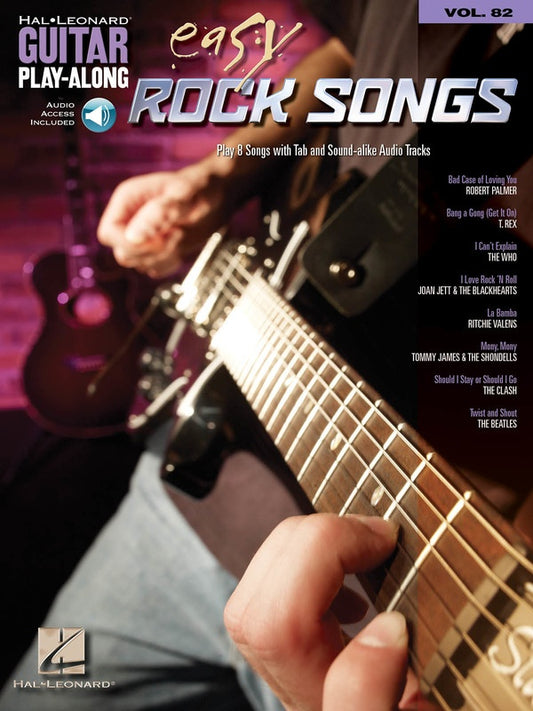 Easy Rock Songs Guitar Playalong V82 Bk/Ola