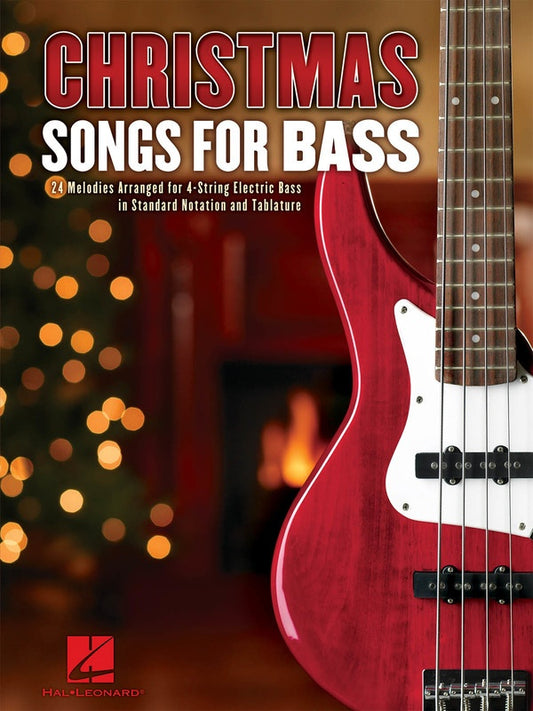 Christmas Songs For Bass Book