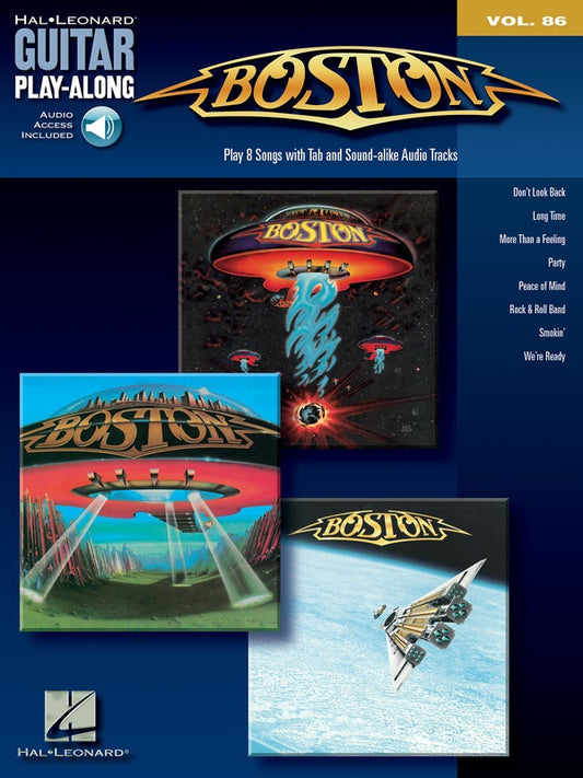 Boston Guitar Play Along V86 Bk/Cd
