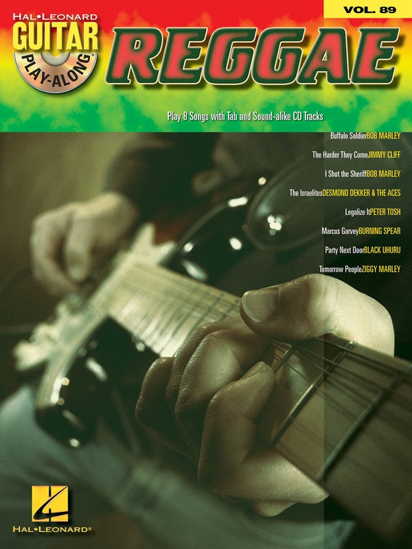 Reggae Guitar Play Along Volume 89 Book/Cd