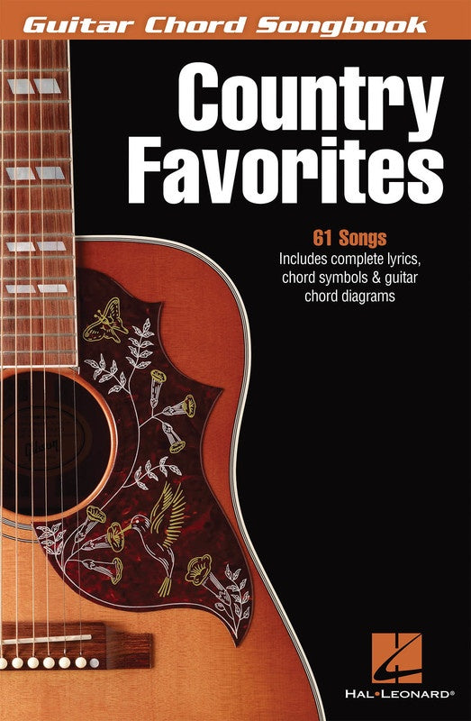Country Favorites Guitar Chord Songbook
