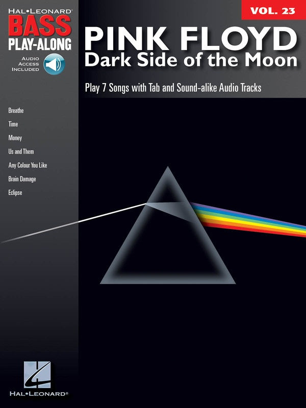 Dark Side Of The Moon Bass Playalong V23 Bk/Ola