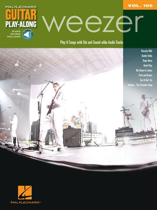 Weezer Guitar Playalong V106 Bk/Ola