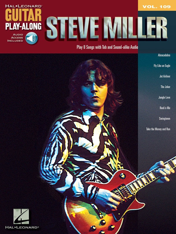 Steve Miller - Guitar Play Along Volume 109 Book/Ola