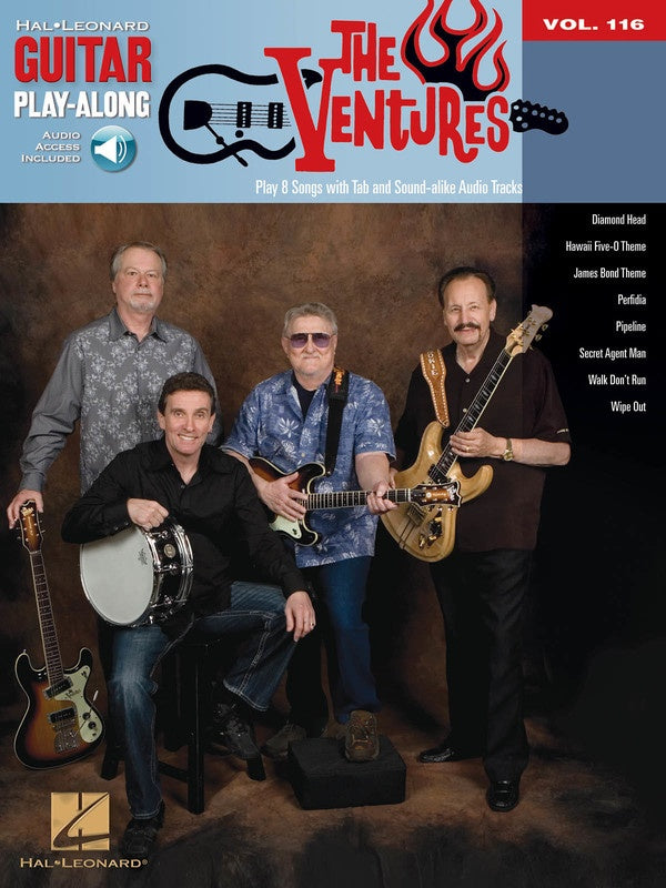 The Ventures Guitar Playalong V116 Bk/Ola
