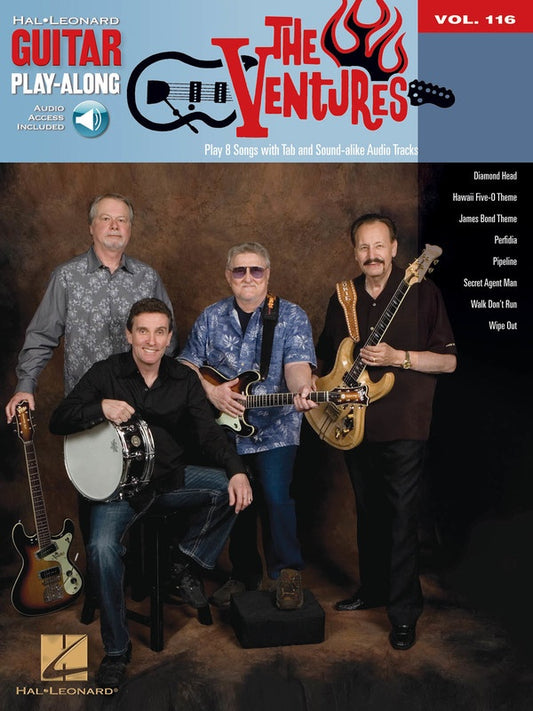 The Ventures Guitar Playalong V116 Bk/Ola