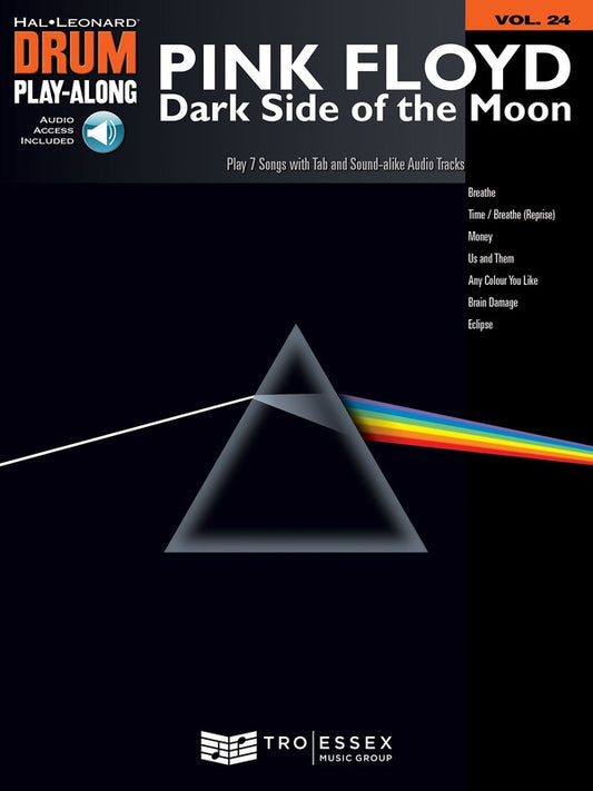 Dark Side Of The Moon Drum Playalong V24 Bk/Ola