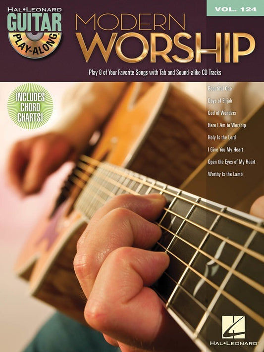 Modern Worship Guitar Play Along V124 Bk/Cd