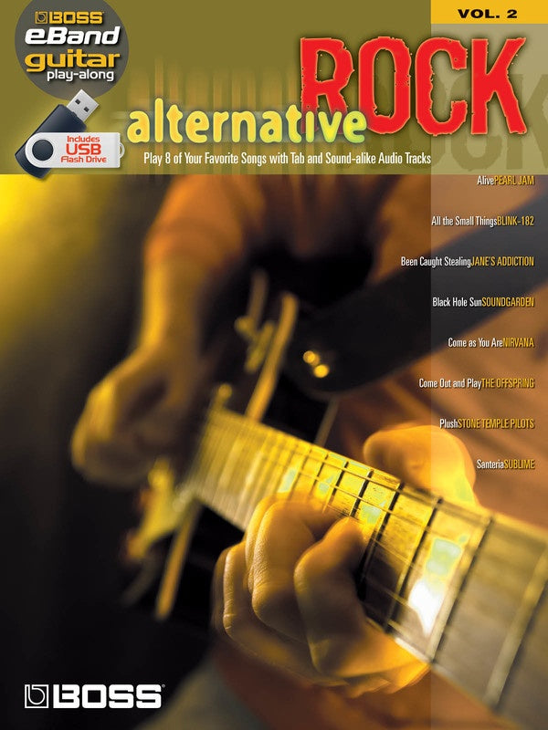 Alternative Rock Eband Guitar Play Along V2 Bk/U