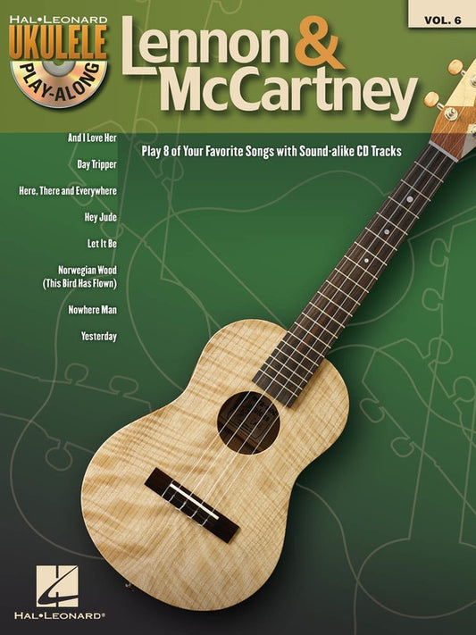 Lennon & Mccartney Ukulele Playalong V6 Bk/Ola