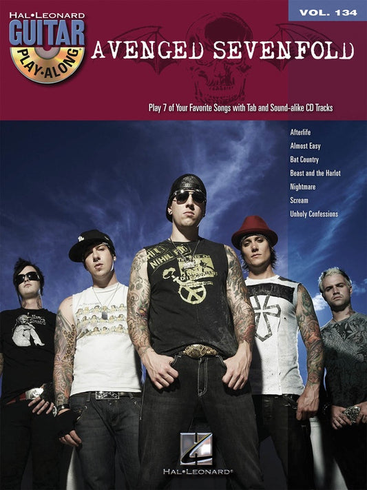 Avenged Sevenfold Guitar Play Along Bk/Cd V134
