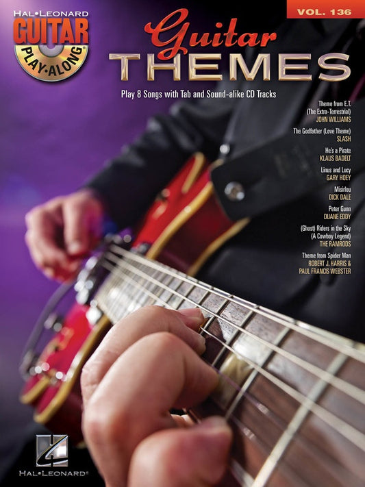 Guitar Themes Guitar Playalong V136 Bk/Cd