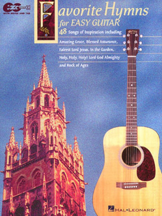 Favorite Hymns For Easy Guitar Notes & Tab