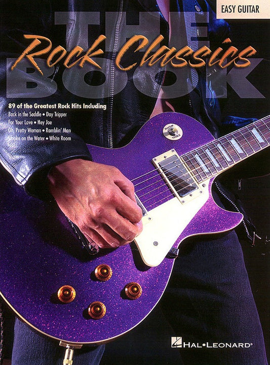 Rock Classics The Book Easy Guitar